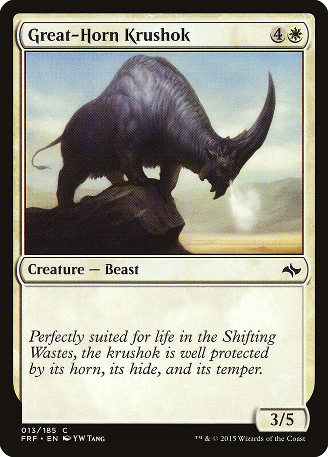 Great-Horn Krushok [Fate Reforged] | Eastridge Sports Cards & Games