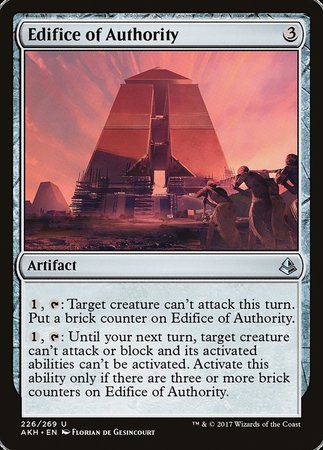 Edifice of Authority [Amonkhet] | Eastridge Sports Cards & Games