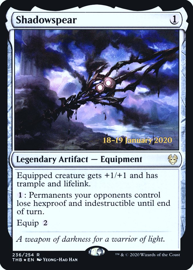 Shadowspear [Theros Beyond Death Prerelease Promos] | Eastridge Sports Cards & Games