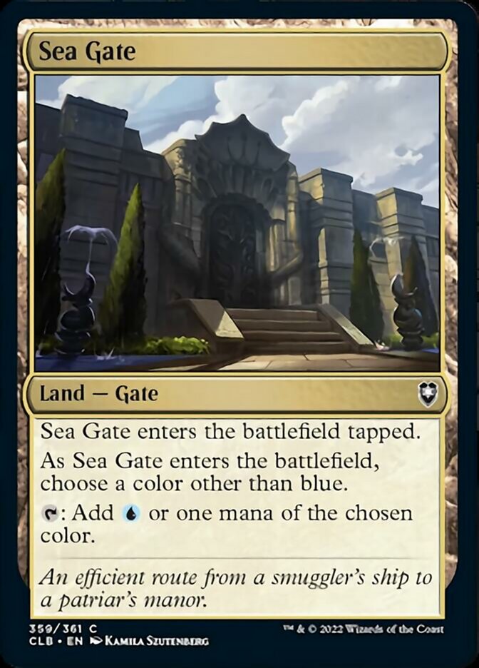 Sea Gate [Commander Legends: Battle for Baldur's Gate] | Eastridge Sports Cards & Games
