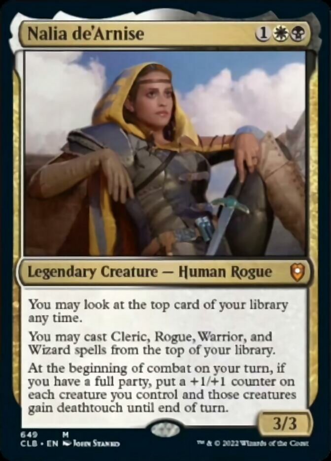 Nalia de'Arnise [Commander Legends: Battle for Baldur's Gate] | Eastridge Sports Cards & Games