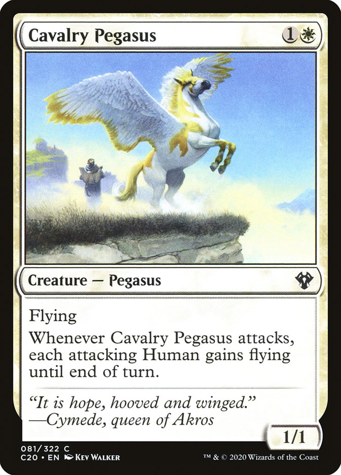 Cavalry Pegasus [Commander 2020] | Eastridge Sports Cards & Games