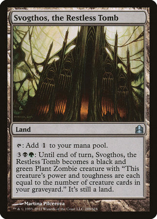 Svogthos, the Restless Tomb [Commander 2011] | Eastridge Sports Cards & Games