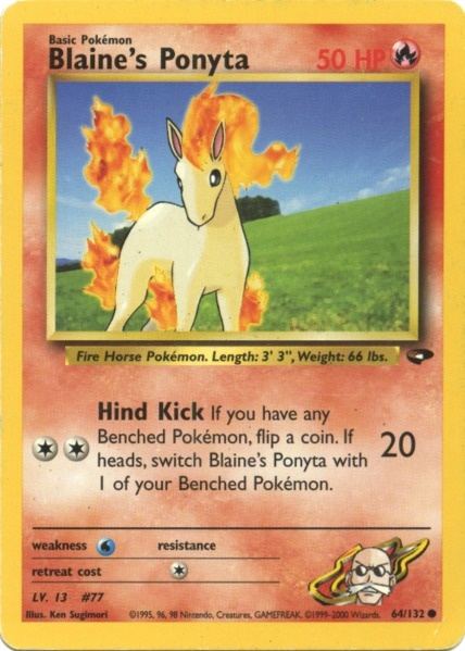 Blaine's Ponyta (64/132) [Gym Challenge Unlimited] | Eastridge Sports Cards & Games