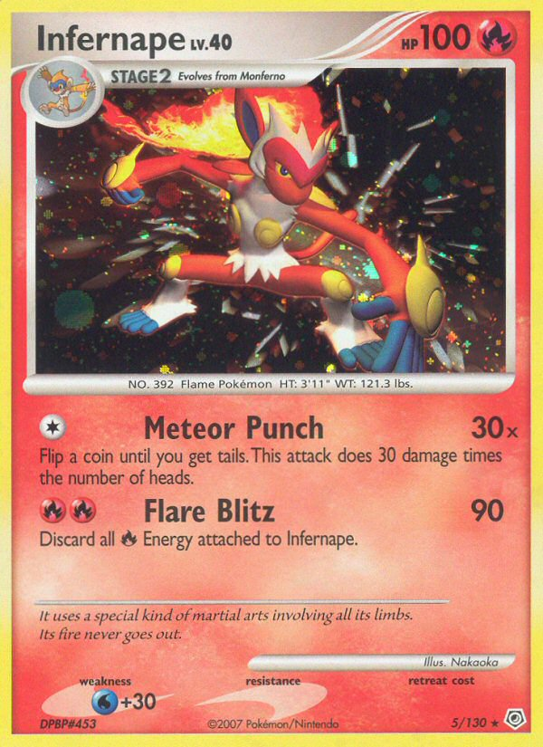 Infernape (5/130) [Diamond & Pearl: Base Set] | Eastridge Sports Cards & Games