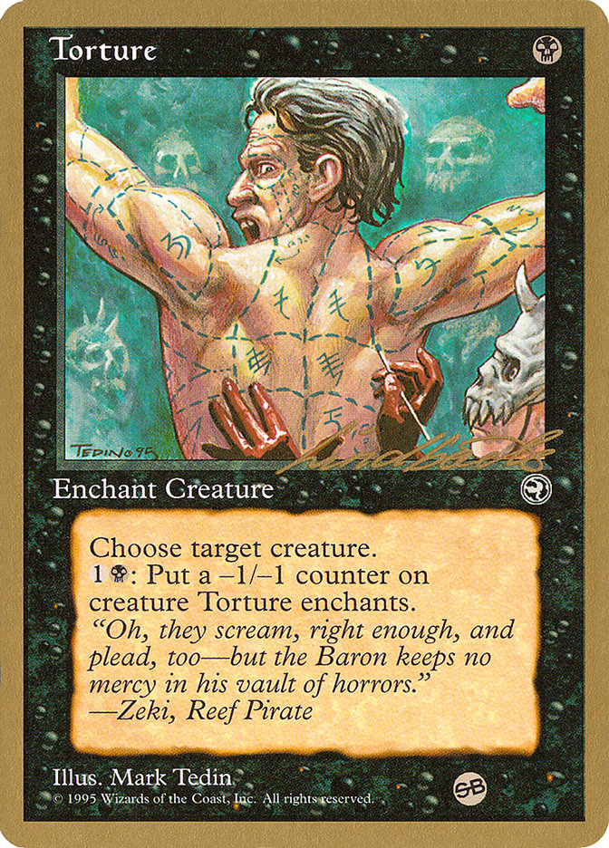 Torture (Leon Lindback) (SB) [Pro Tour Collector Set] | Eastridge Sports Cards & Games