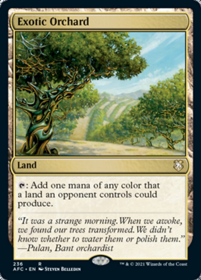 Exotic Orchard [Dungeons & Dragons: Adventures in the Forgotten Realms Commander] | Eastridge Sports Cards & Games
