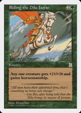 Riding the Dilu Horse [Portal Three Kingdoms] | Eastridge Sports Cards & Games
