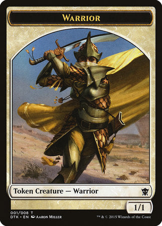 Warrior Token [Dragons of Tarkir Tokens] | Eastridge Sports Cards & Games