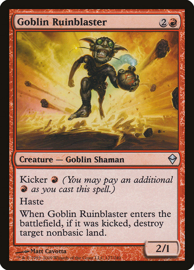 Goblin Ruinblaster [Zendikar] | Eastridge Sports Cards & Games
