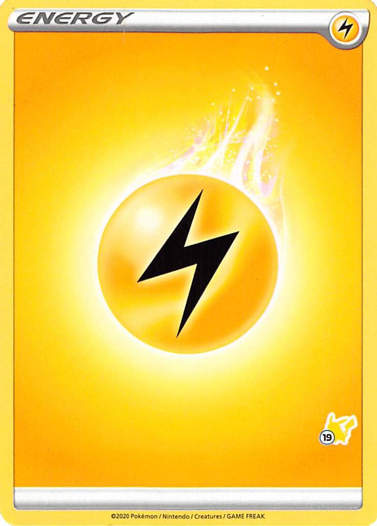 Lightning Energy (Pikachu Stamp #19) [Battle Academy 2022] | Eastridge Sports Cards & Games