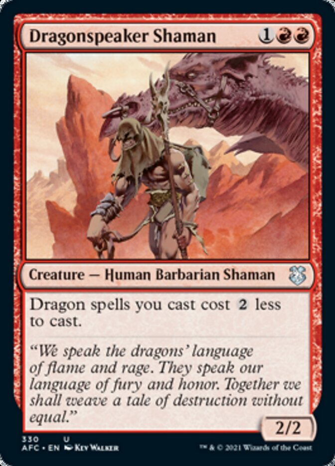 Dragonspeaker Shaman [Dungeons & Dragons: Adventures in the Forgotten Realms Commander] | Eastridge Sports Cards & Games