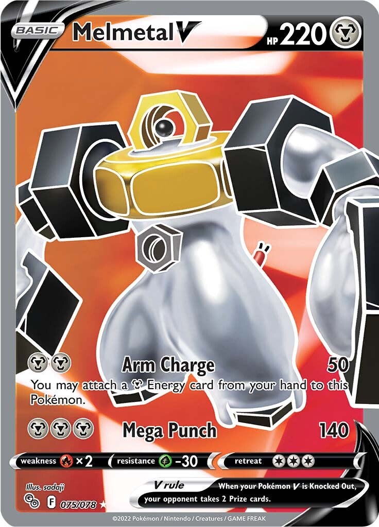 Melmetal V (075/078) [Pokémon GO] | Eastridge Sports Cards & Games