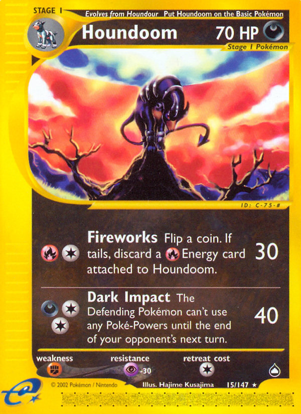 Houndoom (15/147) [Aquapolis] | Eastridge Sports Cards & Games