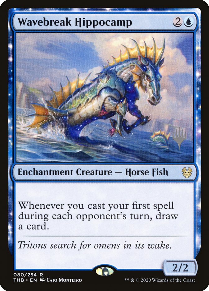 Wavebreak Hippocamp (Promo Pack) [Theros Beyond Death Promos] | Eastridge Sports Cards & Games