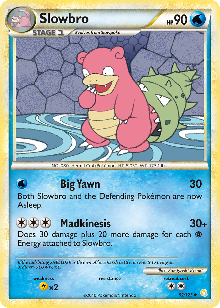 Slowbro (52/123) [HeartGold & SoulSilver: Base Set] | Eastridge Sports Cards & Games