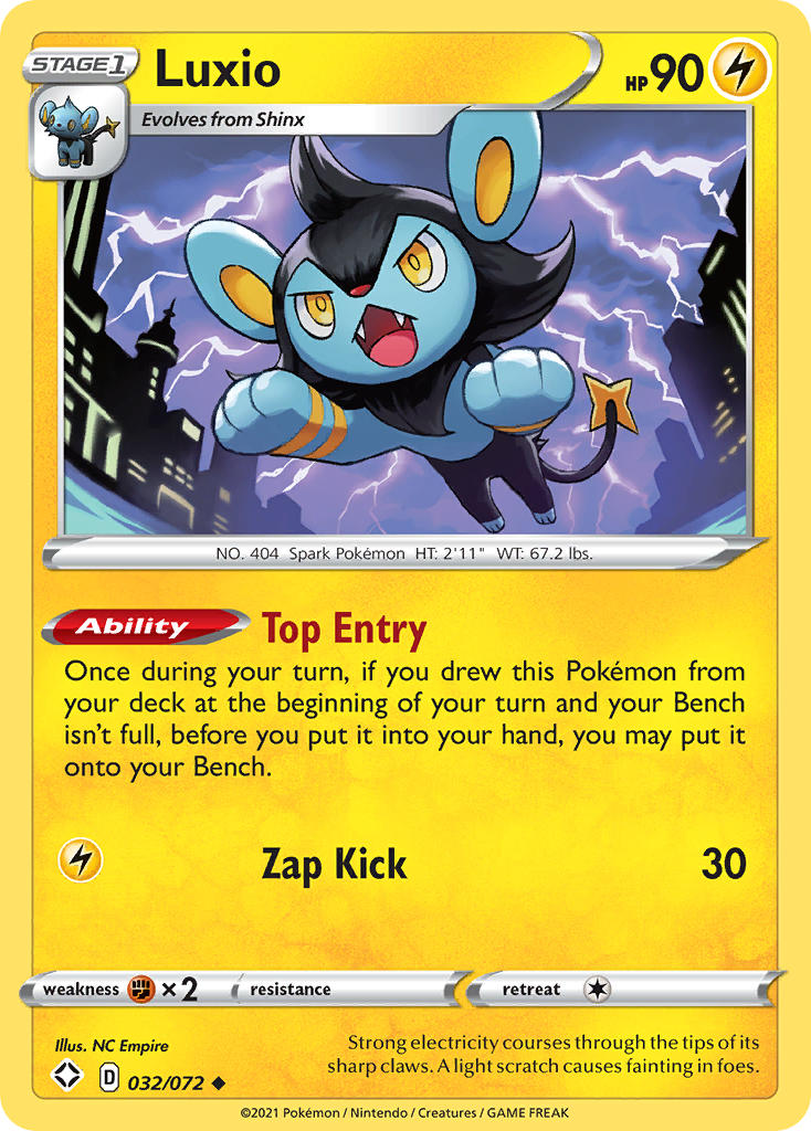 Luxio (032/072) [Sword & Shield: Shining Fates] | Eastridge Sports Cards & Games