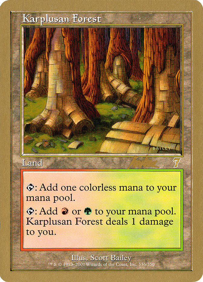 Karplusan Forest (Brian Kibler) [World Championship Decks 2002] | Eastridge Sports Cards & Games