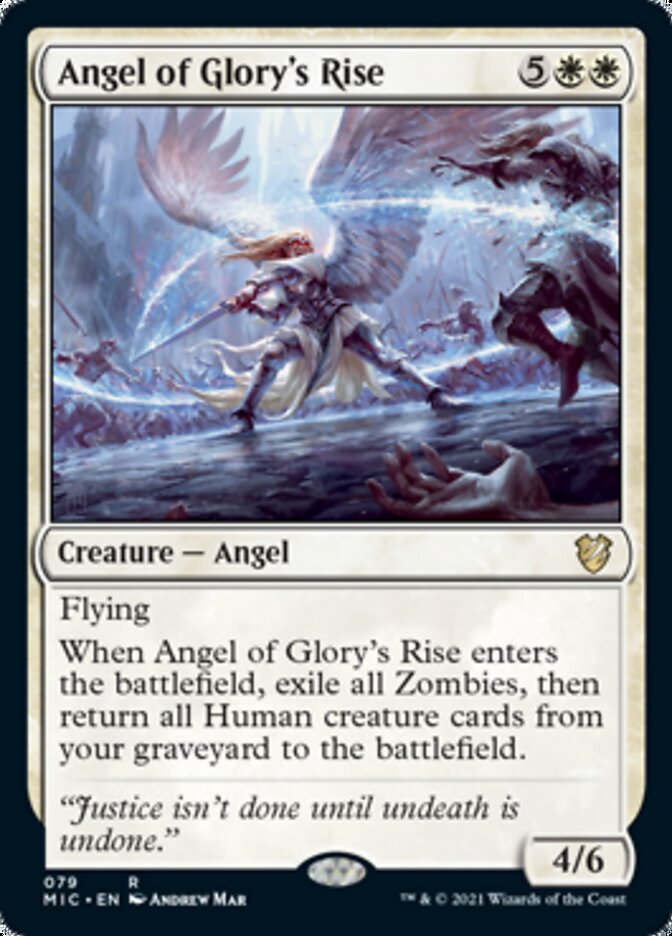 Angel of Glory's Rise [Innistrad: Midnight Hunt Commander] | Eastridge Sports Cards & Games