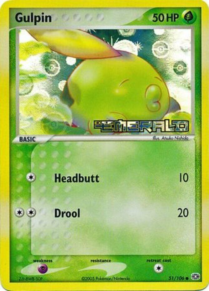 Gulpin (51/106) (Stamped) [EX: Emerald] | Eastridge Sports Cards & Games