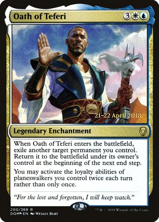 Oath of Teferi [Dominaria Promos] | Eastridge Sports Cards & Games