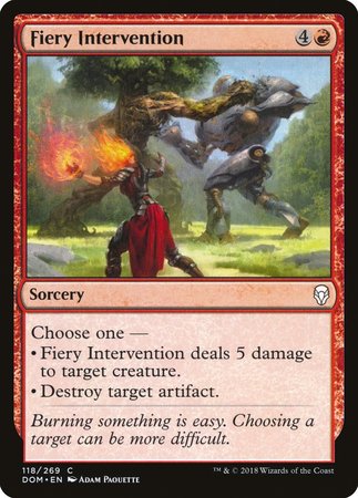 Fiery Intervention [Dominaria] | Eastridge Sports Cards & Games