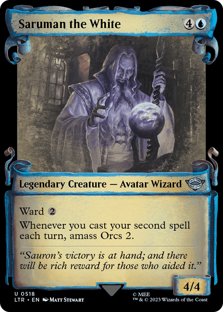 Saruman the White [The Lord of the Rings: Tales of Middle-Earth Showcase Scrolls] | Eastridge Sports Cards & Games