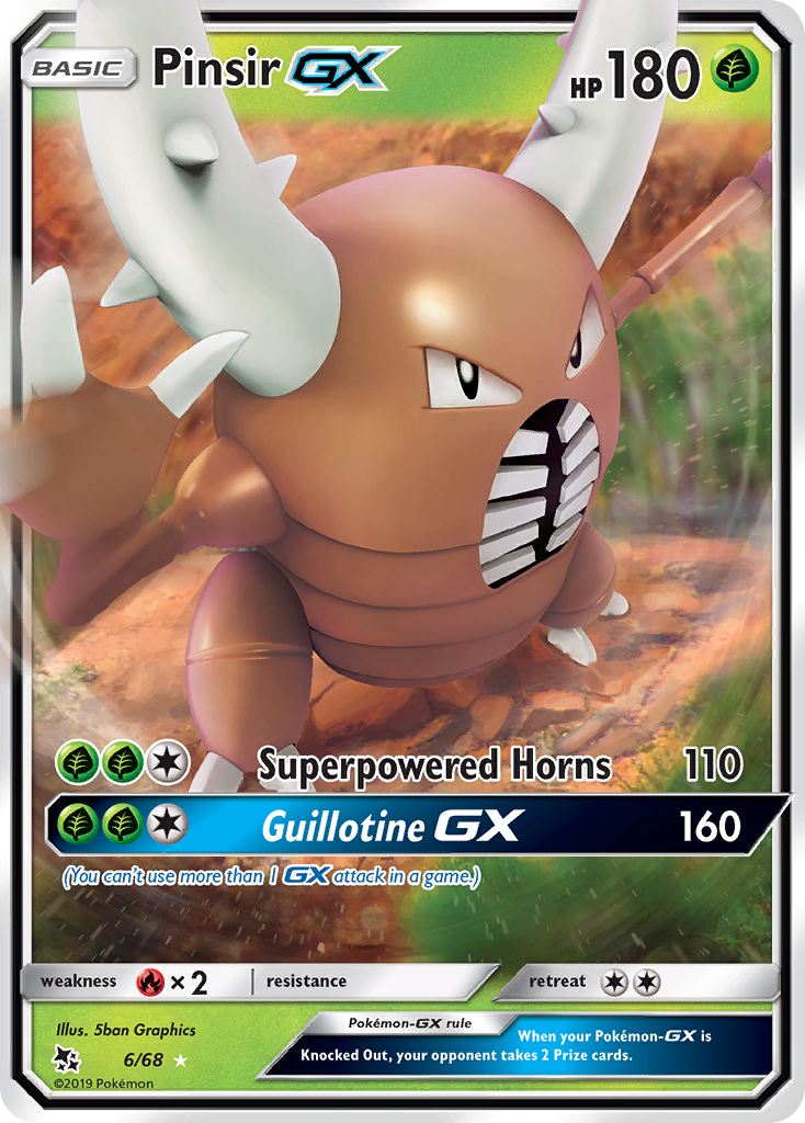 Pinsir GX (6/68) [Sun & Moon: Hidden Fates] | Eastridge Sports Cards & Games