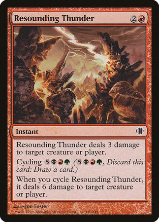 Resounding Thunder [Shards of Alara] | Eastridge Sports Cards & Games