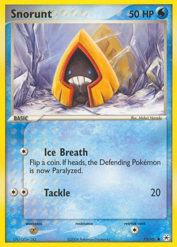 Snorunt (73/101) [EX: Hidden Legends] | Eastridge Sports Cards & Games