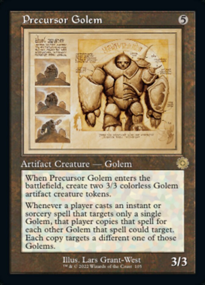 Precursor Golem (Retro Schematic) [The Brothers' War Retro Artifacts] | Eastridge Sports Cards & Games