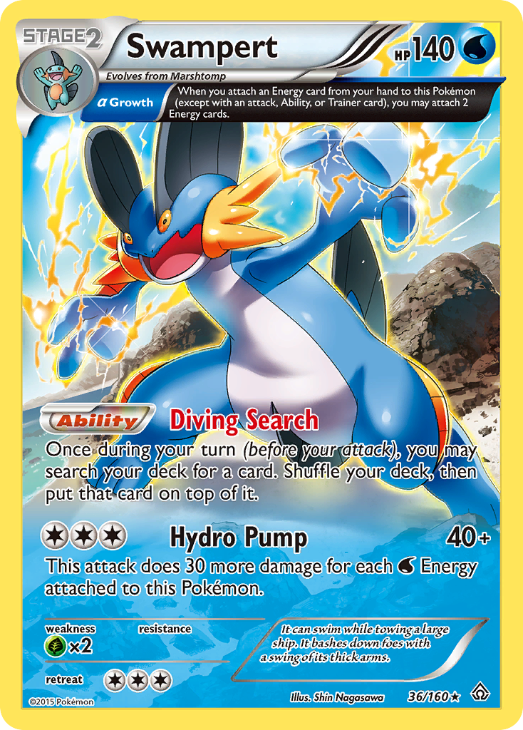 Swampert (36/160) [XY: Primal Clash] | Eastridge Sports Cards & Games