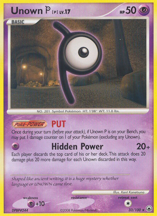 Unown P (33/100) [Diamond & Pearl: Majestic Dawn] | Eastridge Sports Cards & Games