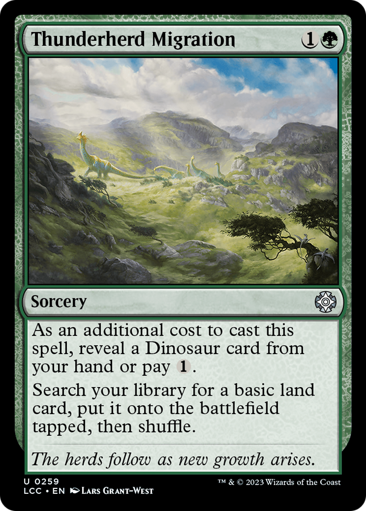Thunderherd Migration [The Lost Caverns of Ixalan Commander] | Eastridge Sports Cards & Games