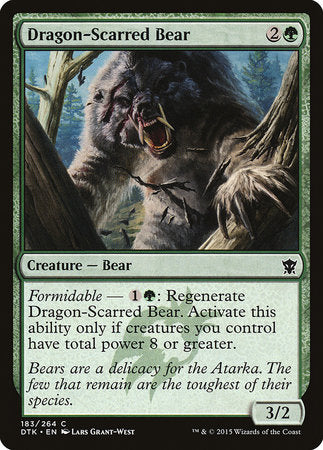 Dragon-Scarred Bear [Dragons of Tarkir] | Eastridge Sports Cards & Games