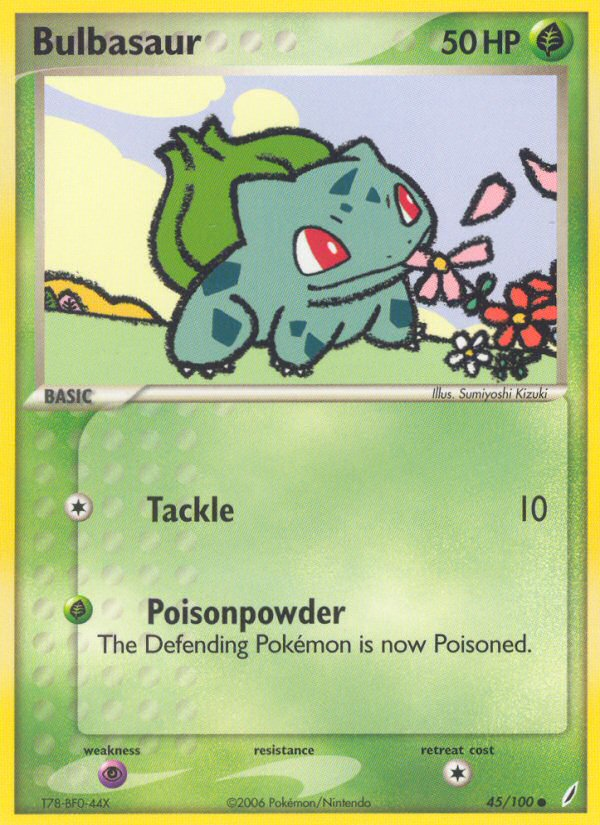 Bulbasaur (45/100) [EX: Crystal Guardians] | Eastridge Sports Cards & Games