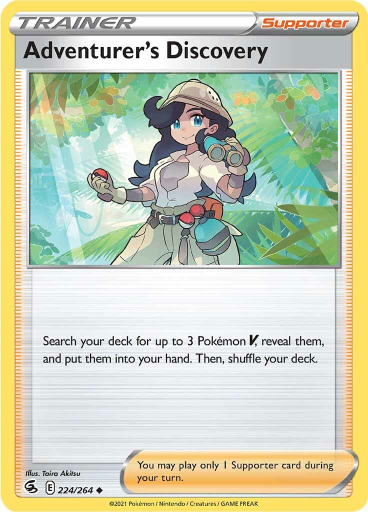 Adventurer's Discovery (224/264) [Sword & Shield: Fusion Strike] | Eastridge Sports Cards & Games