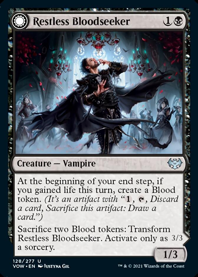 Restless Bloodseeker // Bloodsoaked Reveler [Innistrad: Crimson Vow] | Eastridge Sports Cards & Games