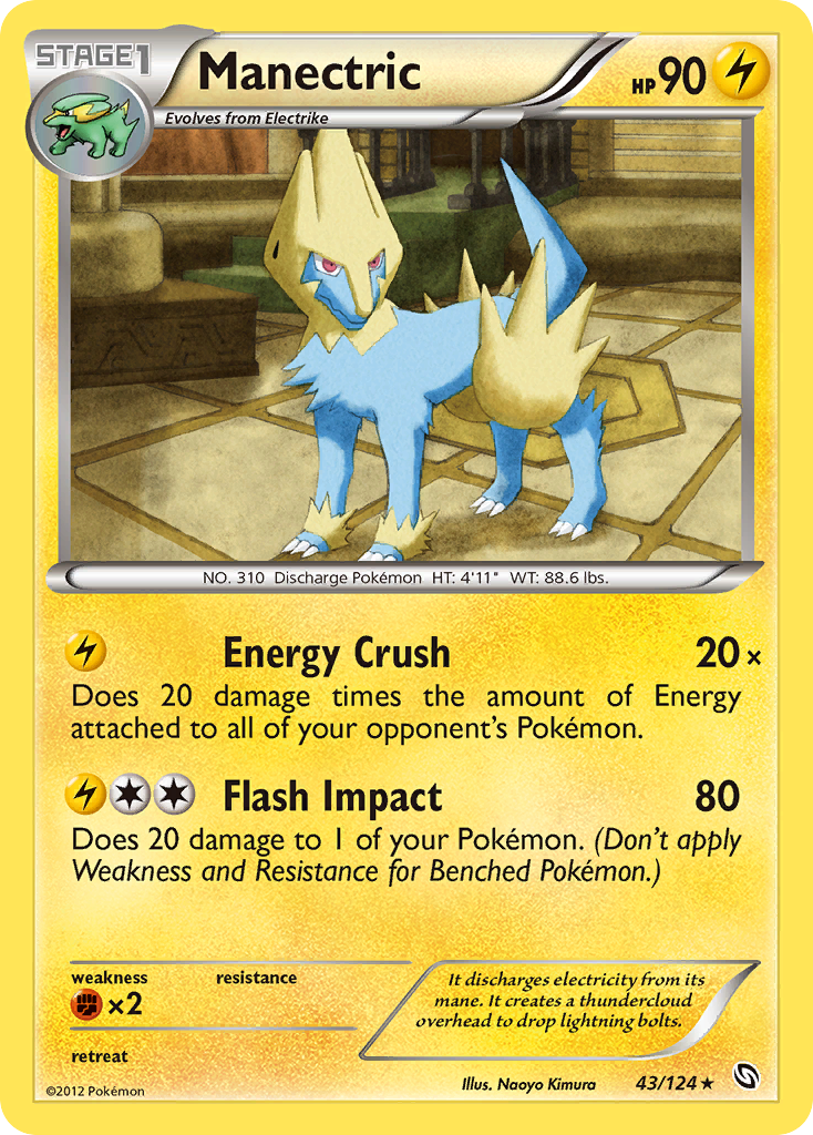 Manectric (43/124) [Black & White: Dragons Exalted] | Eastridge Sports Cards & Games