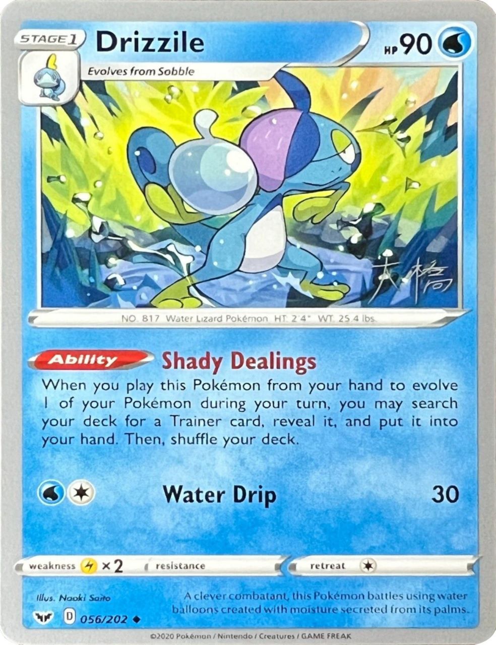 Drizzile (056/202) (Ice Rider Palkia - Rikuto Ohashi) [World Championships 2022] | Eastridge Sports Cards & Games