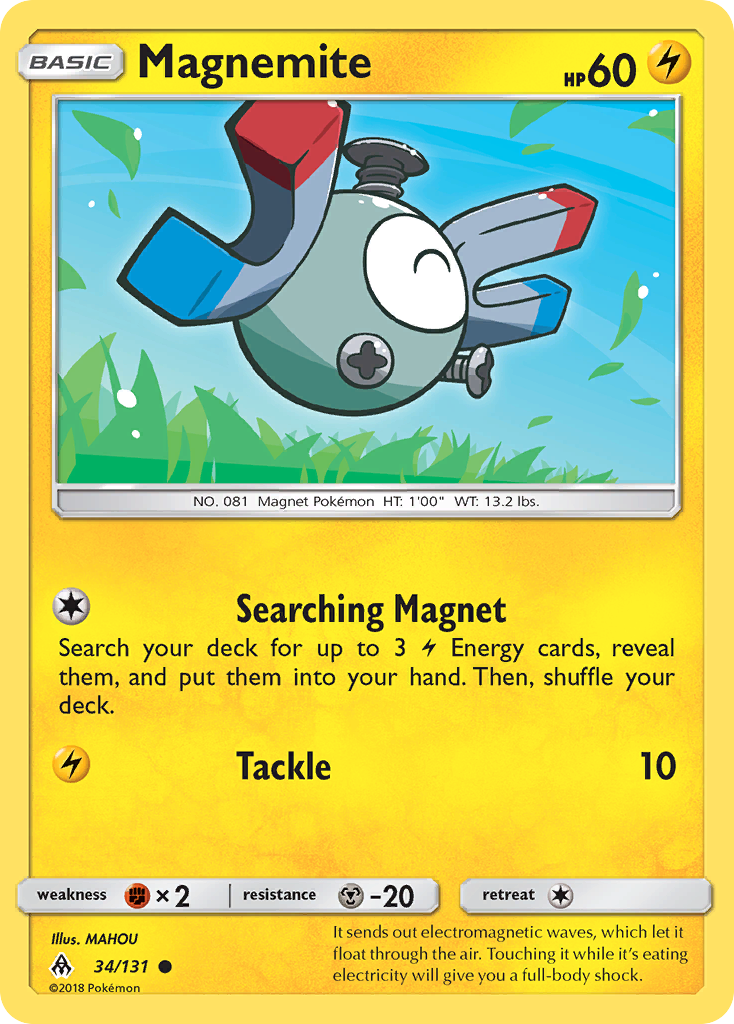 Magnemite (34/131) [Sun & Moon: Forbidden Light] | Eastridge Sports Cards & Games