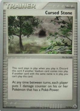 Cursed Stone (72/92) (Mewtrick - Jason Klaczynski) [World Championships 2006] | Eastridge Sports Cards & Games