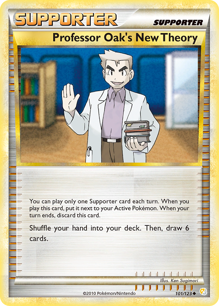 Professor Oak's New Theory (101/123) [HeartGold & SoulSilver: Base Set] | Eastridge Sports Cards & Games