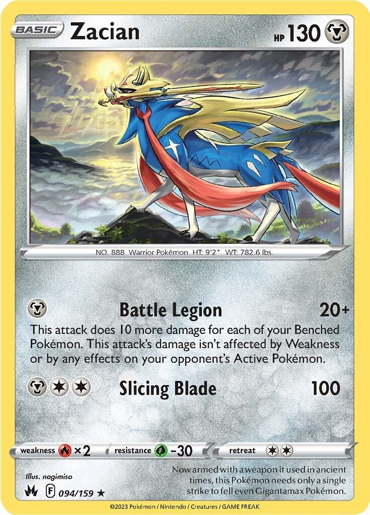 Zacian (094/159) [Sword & Shield: Crown Zenith] | Eastridge Sports Cards & Games