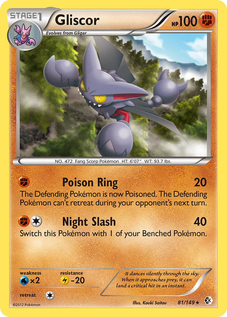 Gliscor (81/149) [Black & White: Boundaries Crossed] | Eastridge Sports Cards & Games