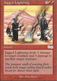 Jagged Lightning [Urza's Saga] | Eastridge Sports Cards & Games