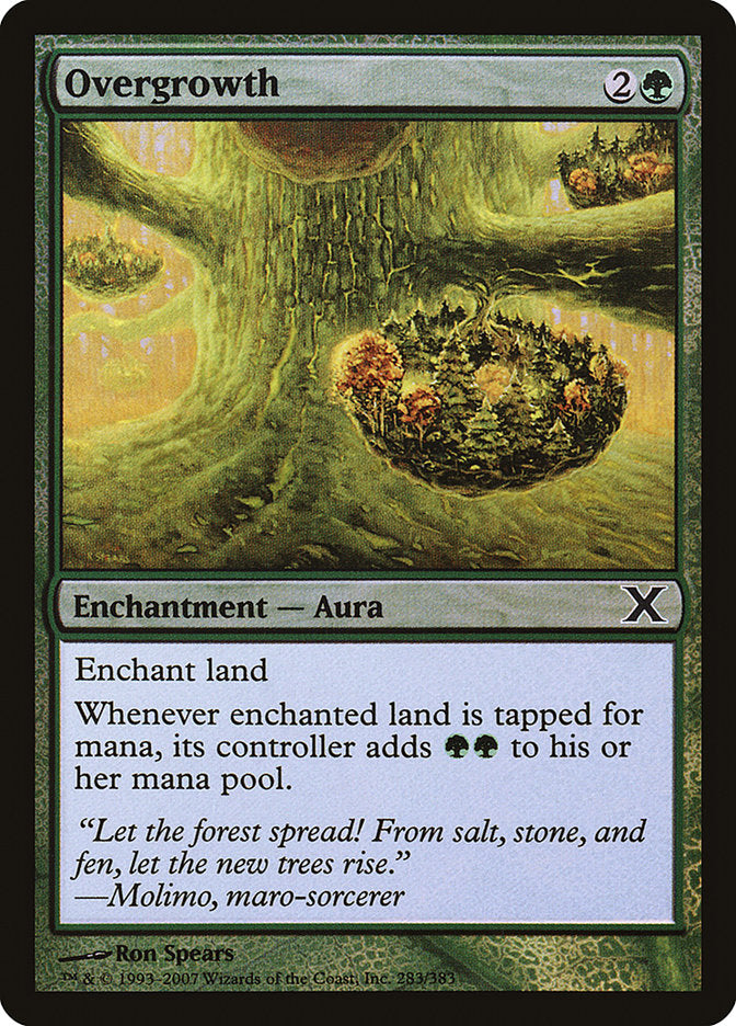 Overgrowth (Premium Foil) [Tenth Edition] | Eastridge Sports Cards & Games