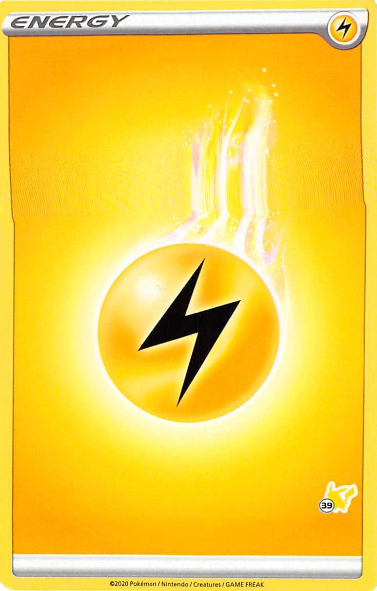 Lightning Energy (Pikachu Stamp #39) [Battle Academy 2022] | Eastridge Sports Cards & Games