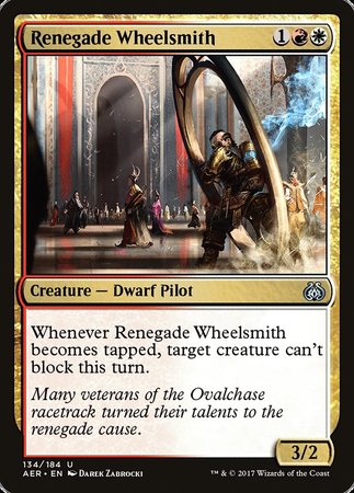 Renegade Wheelsmith [Aether Revolt] | Eastridge Sports Cards & Games