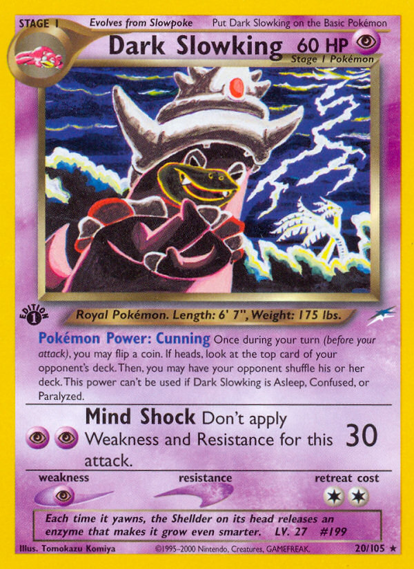 Dark Slowking (20/105) [Neo Destiny 1st Edition] | Eastridge Sports Cards & Games